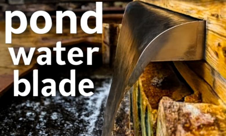 Architectural-Grade Stainless Steel Pond Water Blade for Luxury Outdoors